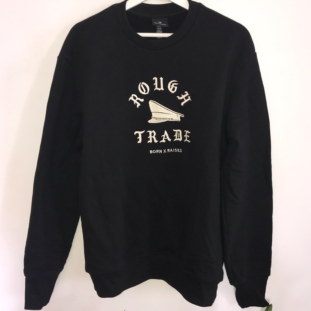 BORN x RAISED ROUGH TRADE CREW NECK